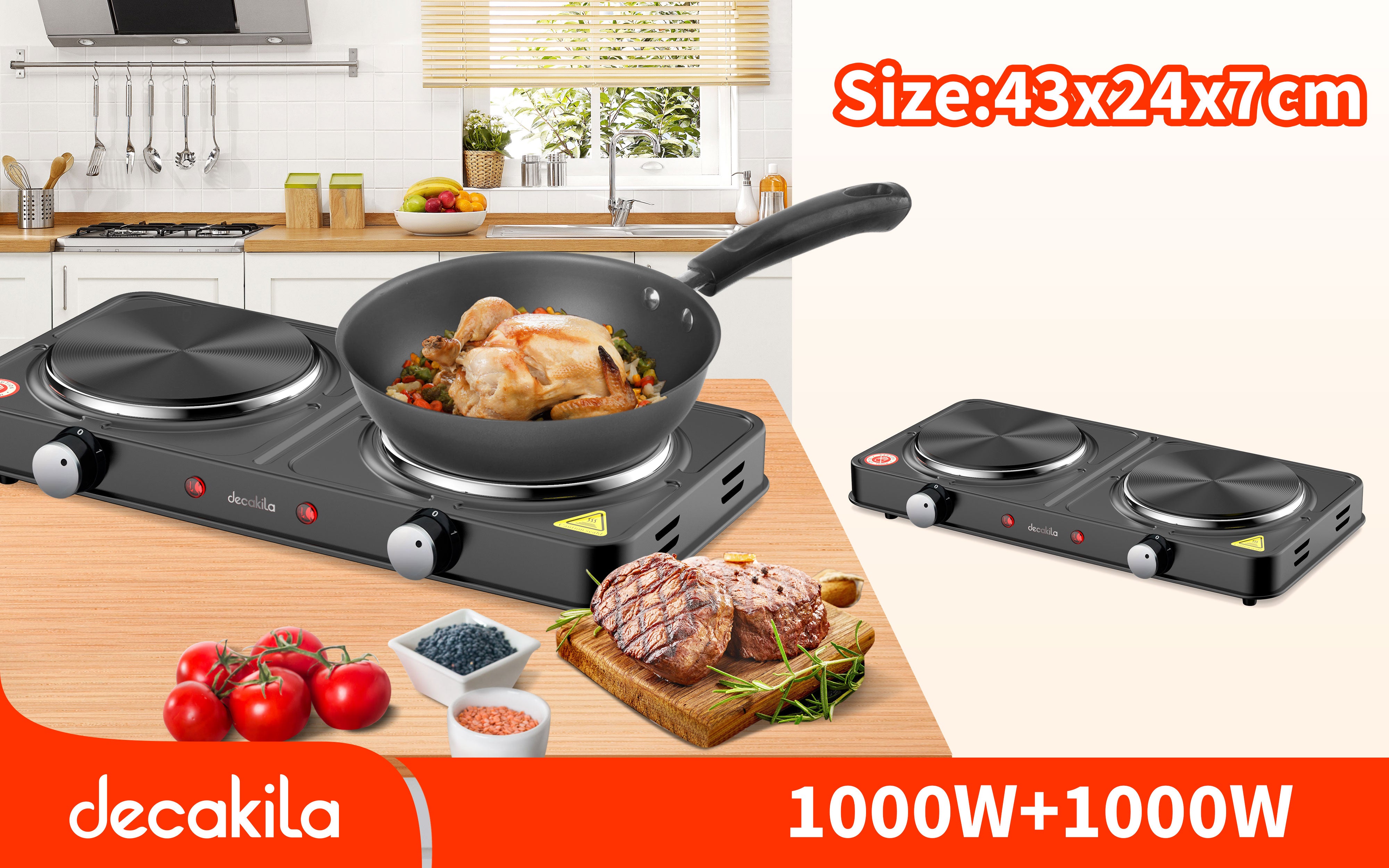 Double Electric Stove