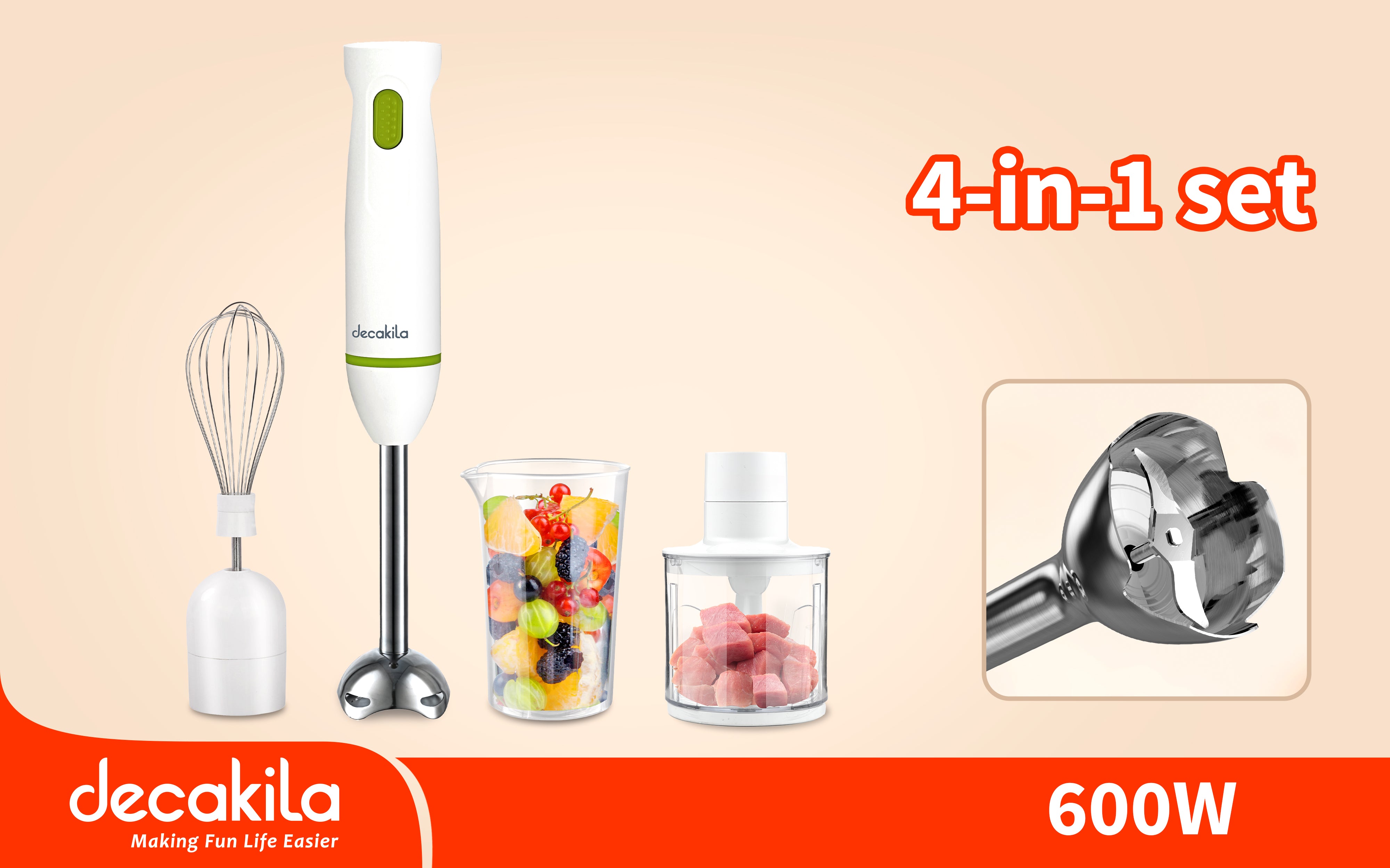 Hand Blender (4-In-1 set)